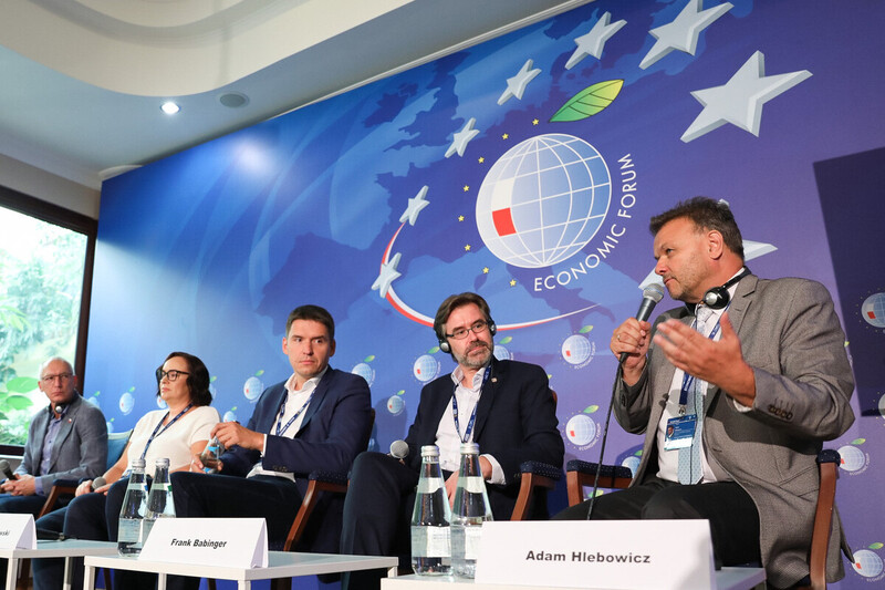 Director of the IPN National Education Office Adam Hlebowicz at the Economic Forum in Karpacz. Photo: Mikołaj Bujak (IPN)