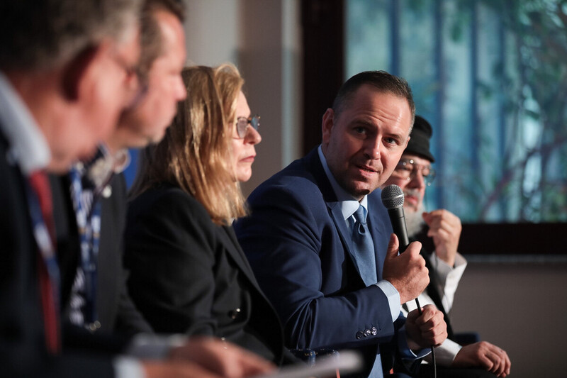 President of the IPN Karol Nawrocki, Ph.D. at the Economic Forum in Karpacz. Photo: Mikołaj Bujak (IPN)