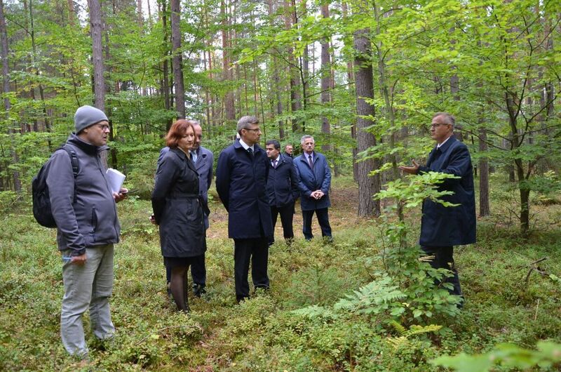 A joint press conference of the Polish Ministry of Justice and the IPN outlining plans of the search for the mass graves of Trzebuska victims, 19 September 2022