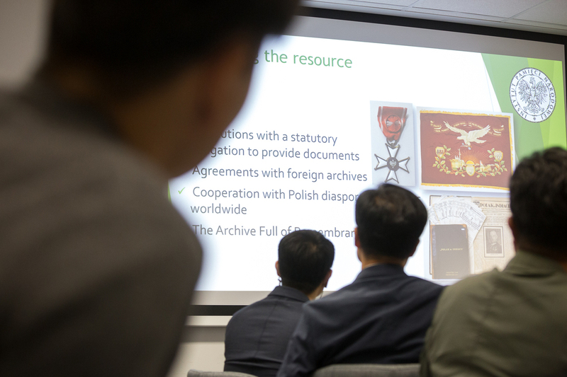 Representatives of state institutions from South Korea paid a visit to the Institute of National Remembrance, 20 September 2022; Photo: Sławek Kasper (IPN)