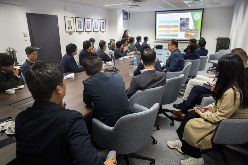 Representatives of state institutions from South Korea paid a visit to the Institute of National Remembrance, 20 September 2022; Photo: Sławek Kasper (IPN)