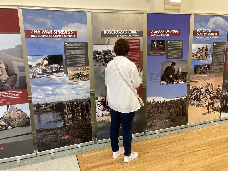 The "Trails of Hope. The Odyssey of Freedom" exhibition in Toronto