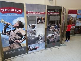 The "Trails of Hope. The Odyssey of Freedom" exhibition in Toronto