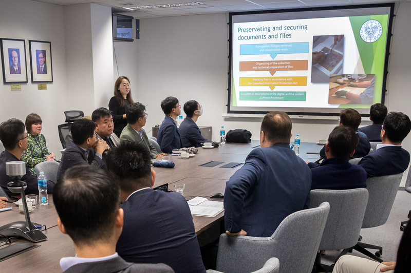 Representatives of state institutions from South Korea paid a visit to the Institute of National Remembrance, 20 September 2022