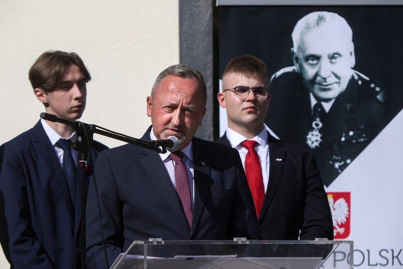 Prof. Karol Polejowski during the celebrations in Lommel. Photo: Sławek Kasper (IPN)