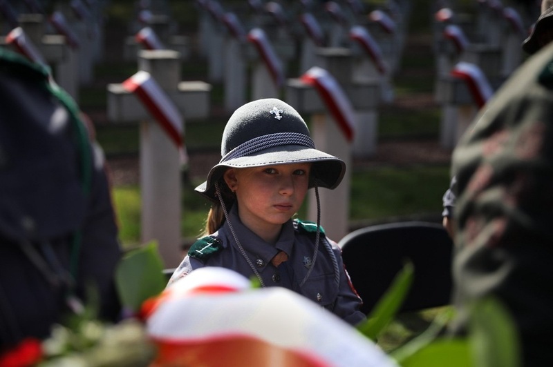 Polish soldiers commemorated in Lommel, Belgium - 25 September 2022