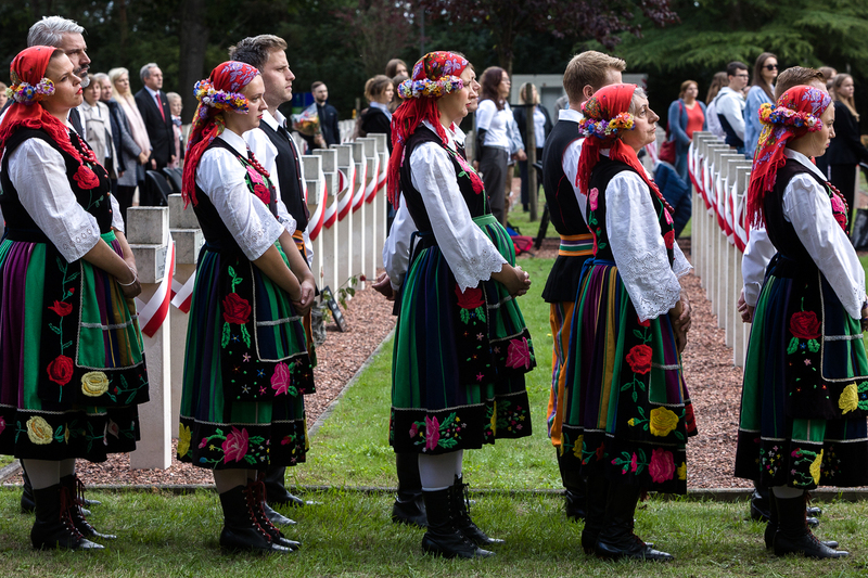 Polish soldiers commemorated in Lommel, Belgium - 25 September 2022
