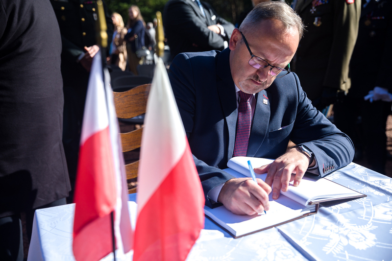 Polish soldiers commemorated in Lommel, Belgium - 25 September 2022