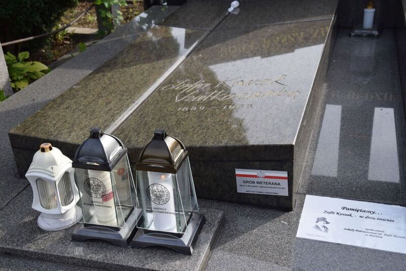 Resting place of Zofia Kossak-Szatkowska in Górki Wielkie - September 27, 2022. Photo: IPN