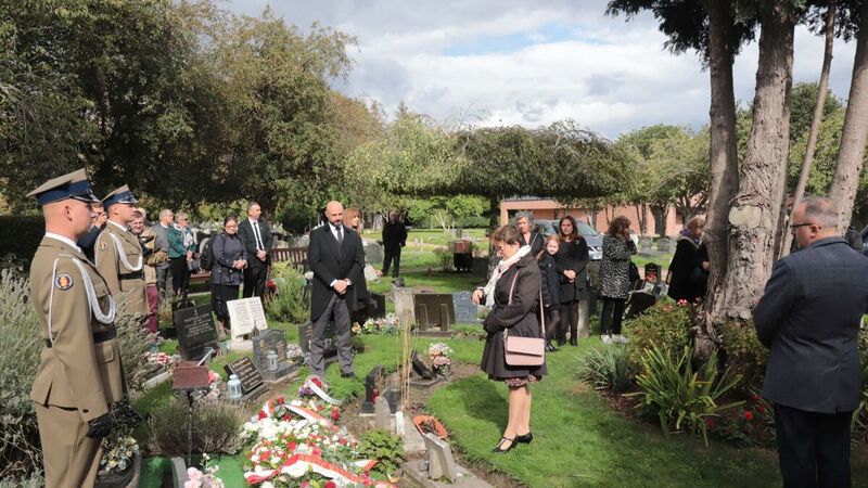 The farewell ceremony to Maria Grabowska — London, — 28 September 2022. Photo: Adam Siwek (IPN)