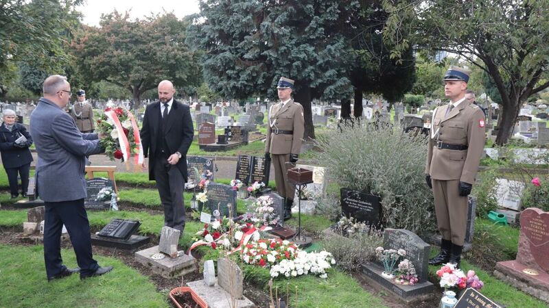 The farewell ceremony to Maria Grabowska — London, — 28 September 2022. Photo: Adam Siwek (IPN)