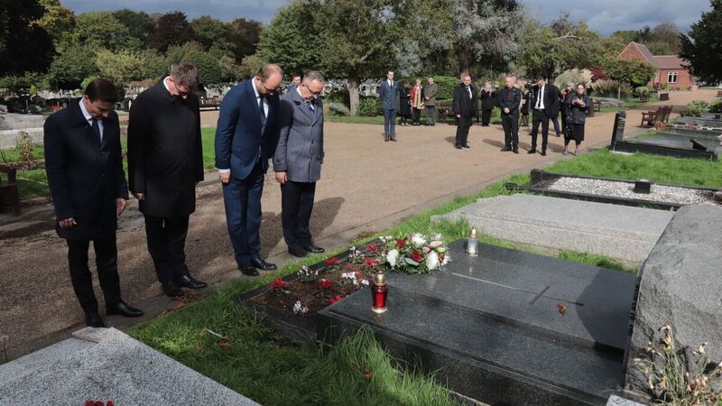 The farewell ceremony to Maria Grabowska — London, — 28 September 2022. Photo: Adam Siwek (IPN)