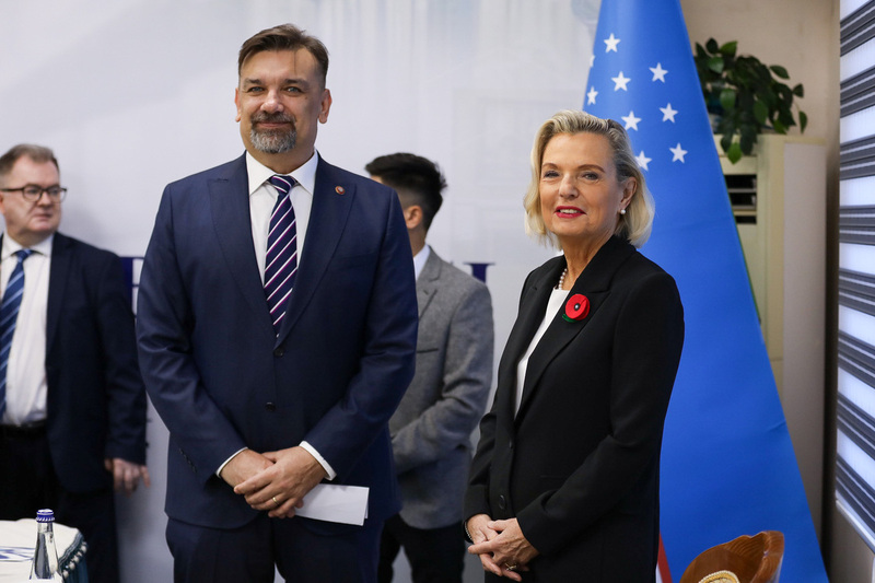 Signing Memorandum of Cooperation between Institute of National Remembrance and National Archive of Uzbekistan – Tashkent, 4 October 2022. Photo: Mikołaj Bujak (IPN)