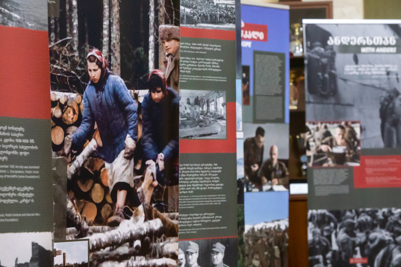 Opening of the IPN exhibition "Trails of Hope. Odyssey of Freedom" – Tbilisi, 3 October 2022. Photo: Sławek Kasper (IPN)