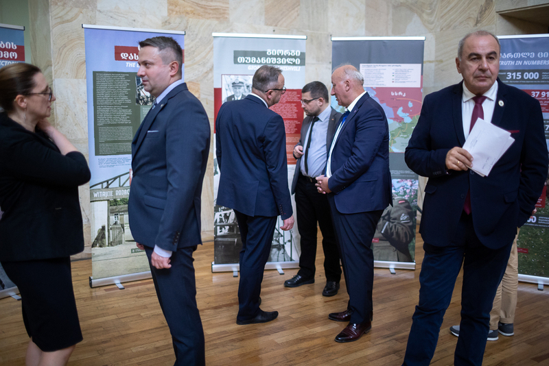 Opening of the IPN exhibition "Trails of Hope. Odyssey of Freedom" – Tbilisi, 3 October 2022. Photo: Sławek Kasper (IPN)
