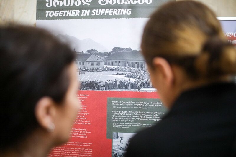 Opening of the IPN exhibition "Trails of Hope. Odyssey of Freedom" – Tbilisi, 3 October 2022. Photo: Sławek Kasper (IPN)