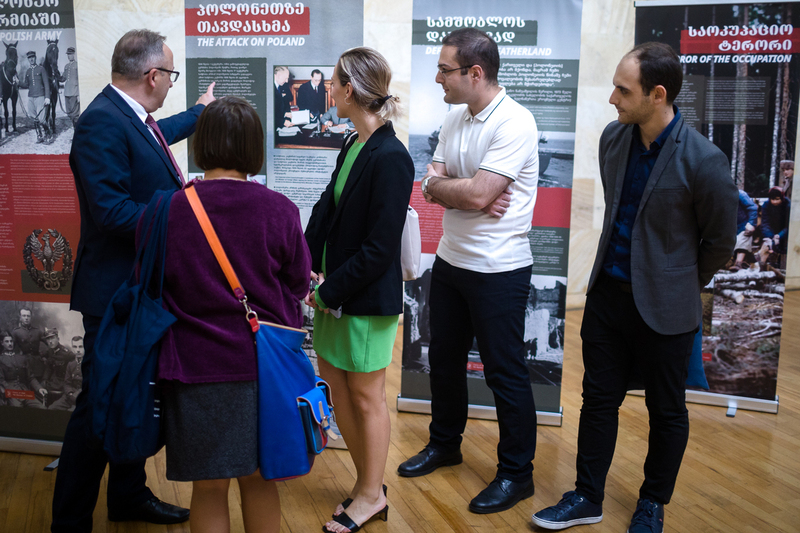 Opening of the IPN exhibition "Trails of Hope. Odyssey of Freedom" – Tbilisi, 3 October 2022. Photo: Sławek Kasper (IPN)