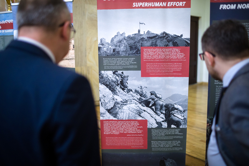 Opening of the IPN exhibition "Trails of Hope. Odyssey of Freedom" – Tbilisi, 3 October 2022. Photo: Sławek Kasper (IPN)
