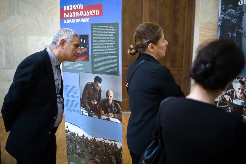 Opening of the IPN exhibition "Trails of Hope. Odyssey of Freedom" – Tbilisi, 3 October 2022. Photo: Sławek Kasper (IPN)