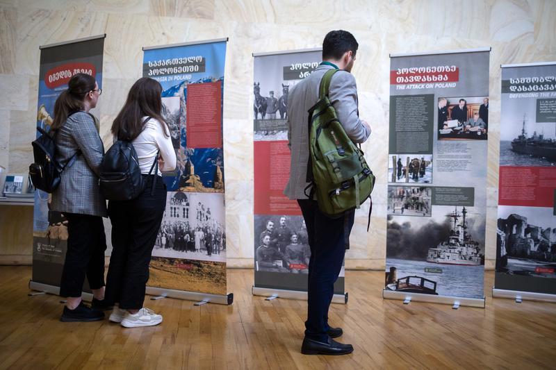 Opening of the IPN exhibition "Trails of Hope. Odyssey of Freedom" – Tbilisi, 3 October 2022. Photo: Sławek Kasper (IPN)