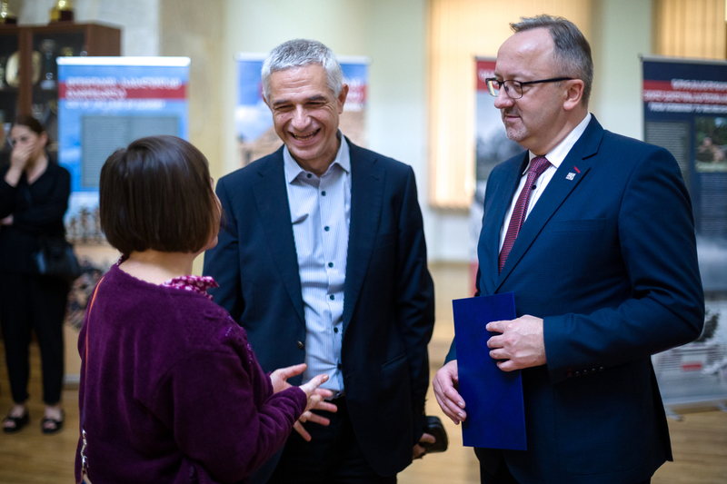 Opening of the IPN exhibition "Trails of Hope. Odyssey of Freedom" – Tbilisi, 3 October 2022. Photo: Sławek Kasper (IPN)