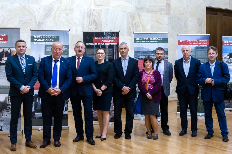 Opening of the IPN exhibition "Trails of Hope. Odyssey of Freedom" – Tbilisi, 3 October 2022. Photo: Sławek Kasper (IPN)