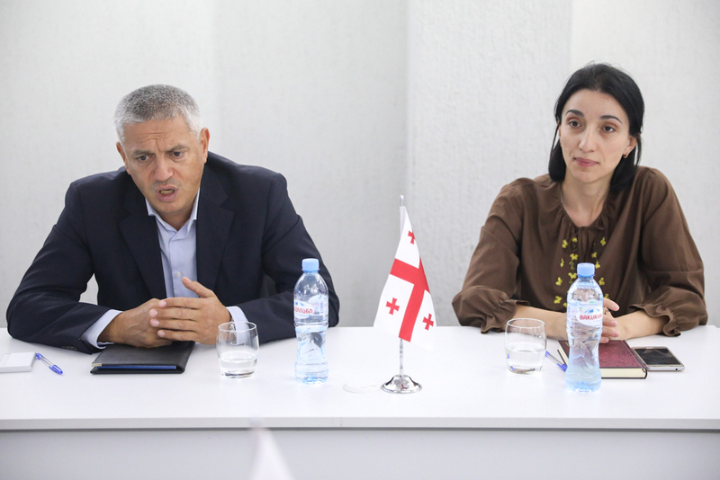 Meeting of the IPN representatives with Director of the Archive of the Ministry of Internal Affairs Badri Cherkezishvili – Tbilisi, 3 October 2022. Photo: Sławek Kasper (IPN)