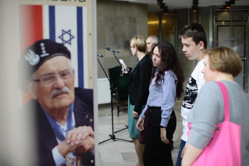 Opening of the exhibition dedicated to Samuel Willenberg at the Polish Seym. Photo: Patrycja Kamińska (Kancelaria Sejmu)