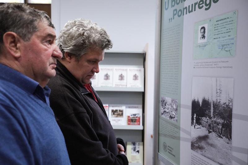 Opening of the exhibition dedicated to Waldemar Szwiec, 11 October 2022, Końskie, Poland. Photo: Mikołaj Bujak (IPN)
