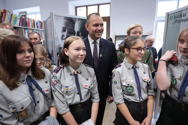 Opening of the exhibition dedicated to Waldemar Szwiec, 11 October 2022, Końskie, Poland. Photo: Mikołaj Bujak (IPN)