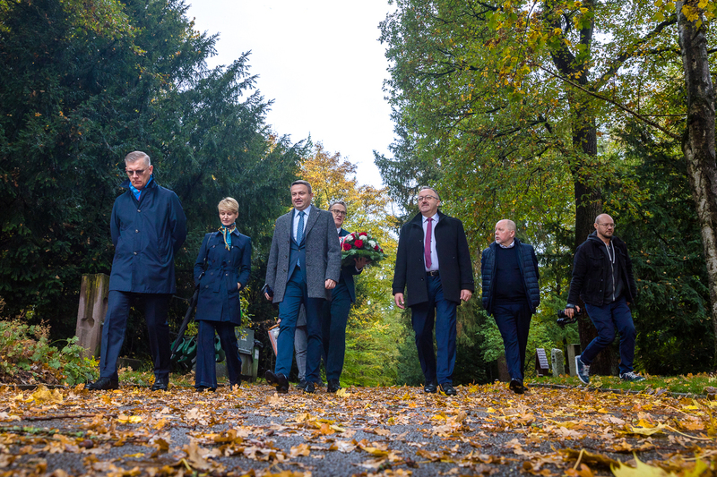 Commemorating the victims of the Dachau German concentration camp, Photo: Sławek Kasper IPN