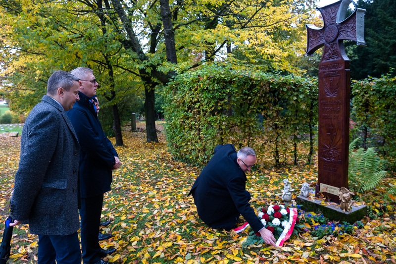 Commemorating the victims of the Dachau German concentration camp, Photo: Sławek Kasper IPN