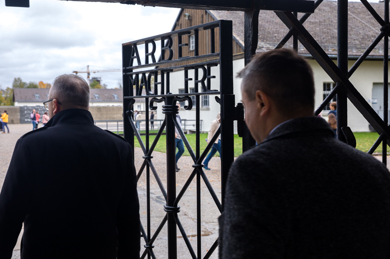 Commemorating the victims of the Dachau German concentration camp, Photo: Sławek Kasper IPN