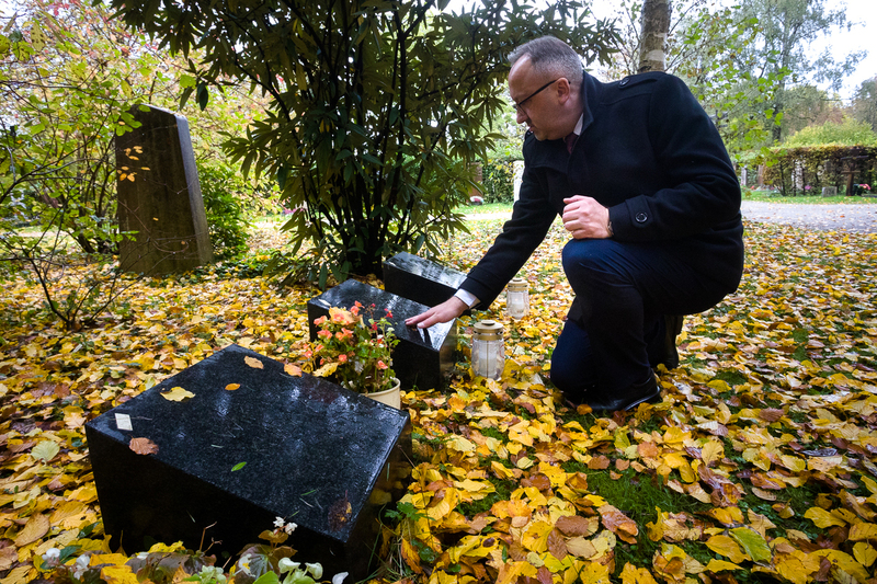 Commemorating the victims of the Dachau German concentration camp, Photo: Sławek Kasper IPN