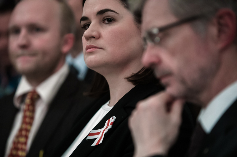 Gala preceding the proceedings. In the foreground Svyatlana Tikhanouska. Photo Slawek Kasper (IPN)