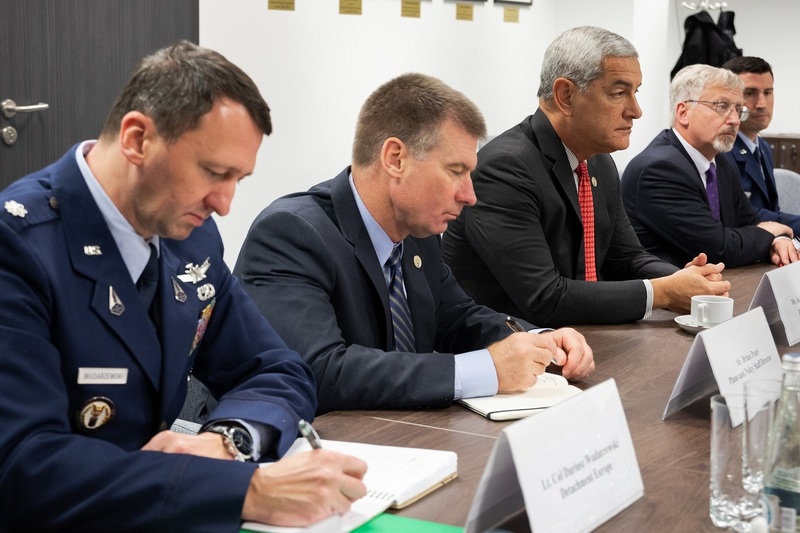 Representatives of the Defense POW/MIA Accounting Agency visited the IPN on 17 November 2022. Photo: M. Bujak (IPN)