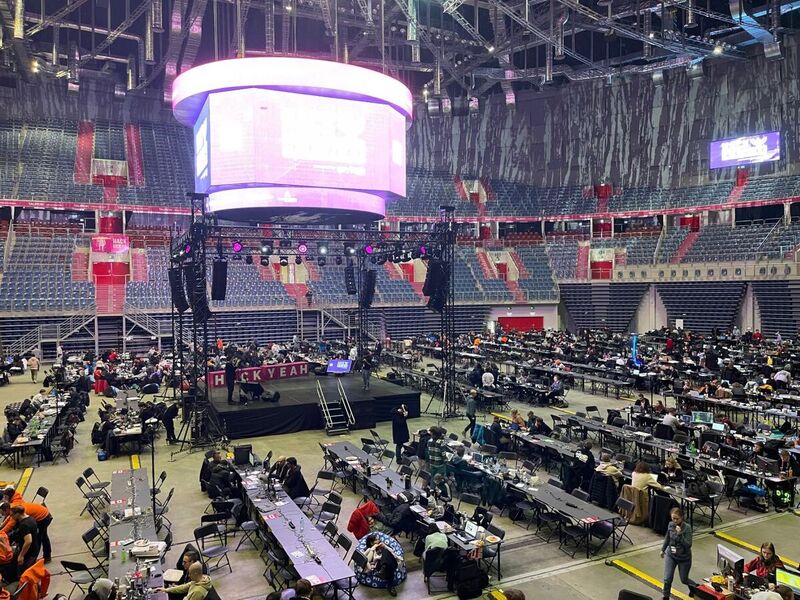 The Institute of National Remembrance at Europe's largest hackathon HackYeah 2022 in Cracow, Poland