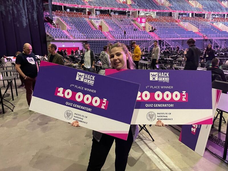 The Institute of National Remembrance at Europe's largest hackathon HackYeah 2022 in Cracow, Poland