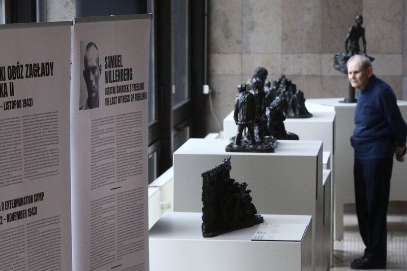 The opening of “The Image of Treblinka in the Eyes of Samuel Willenberg” exhibition at the Nowy Dom Poselski in Warsaw -- 26 January 2023; photo: S. Kasper (IPN)