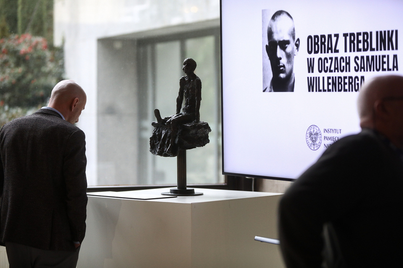 The opening of “The Image of Treblinka in the Eyes of Samuel Willenberg” exhibition at the Nowy Dom Poselski in Warsaw -- 26 January 2023; photo: S. Kasper (IPN)