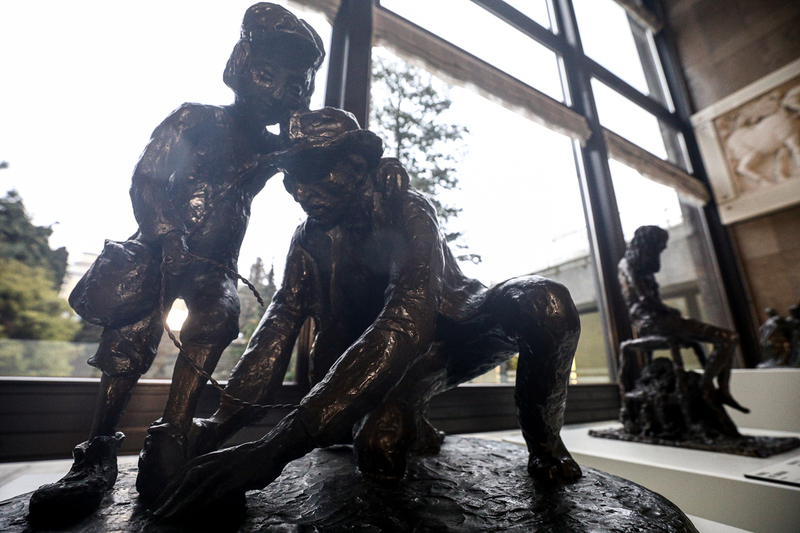 The opening of “The Image of Treblinka in the Eyes of Samuel Willenberg” exhibition, at the Nowy Dom Poselski in Warsaw -- 26 January 2023; photo: S. Kasper (IPN)