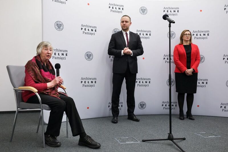 Press conference by the President of the IPN Karol Nawrocki Ph.D.; Warsaw, 17 February 2023; photo: M. Bujak (IPN) Press conference by the President of the IPN Karol Nawrocki Ph.D.; Warsaw, 17 February 2023; photo: M. Bujak (IPN)
