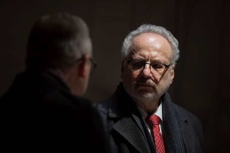Latvian President at the Mausoleum of the Presidents of Poland in Exile, Warsaw 23 February 2023