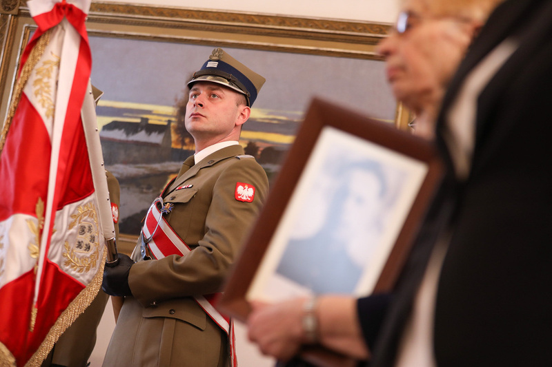 The ceremony of handing out identification notes to family members of 20 victims of totalitarian regimes - Warsaw, 8 March 2023