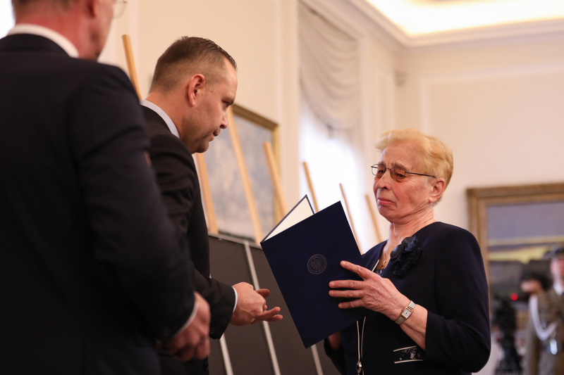 The ceremony of handing out identification notes to family members of 20 victims of totalitarian regimes - Warsaw, 8 March 2023