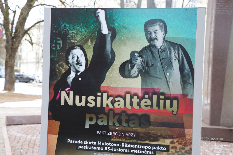 Opening of the IPN "Pact of Criminals" exhibition in Lithuania — Vilnius, 10 March 2023