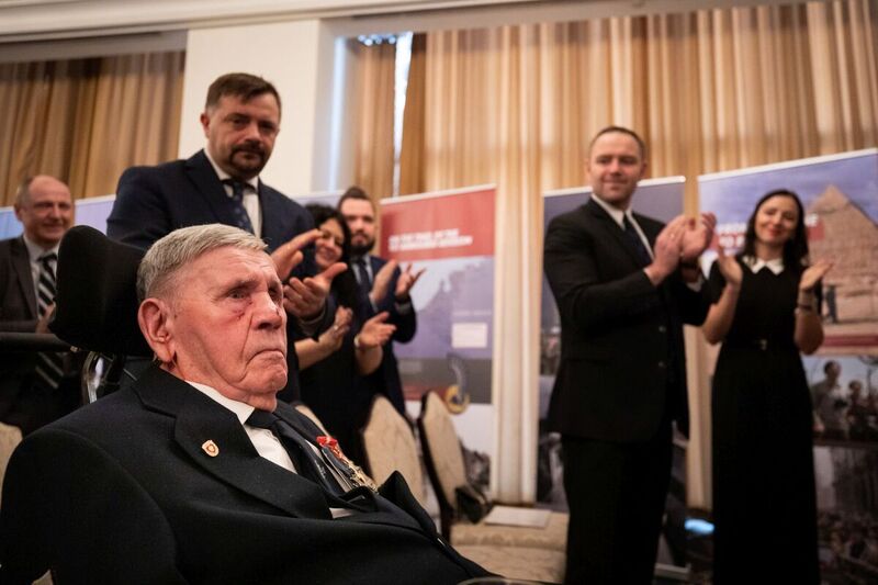 Opening of the “Trails of Hope. The Odyssey of Freedom” IPN exhibition at the Royal Canadian Military Institute in Canada — 28 March 2023; photo M. Bujak (IPN)