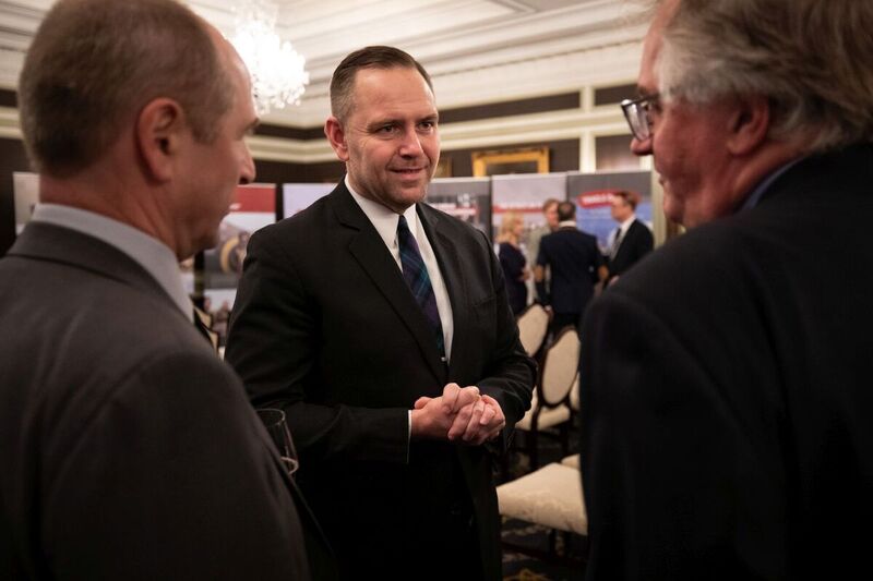 Opening of the “Trails of Hope. The Odyssey of Freedom” IPN exhibition at the Royal Canadian Military Institute in Canada — 28 March 2023; photo M. Bujak (IPN)