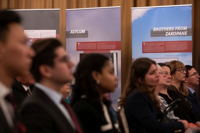 Opening of the “Trails of Hope. The Odyssey of Freedom” IPN exhibition at the Royal Canadian Military Institute in Canada — 28 March 2023; photo M. Bujak (IPN)
