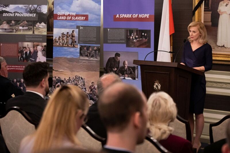 Opening of the “Trails of Hope. The Odyssey of Freedom” IPN exhibition at the Royal Canadian Military Institute in Canada — 28 March 2023; photo M. Bujak (IPN)